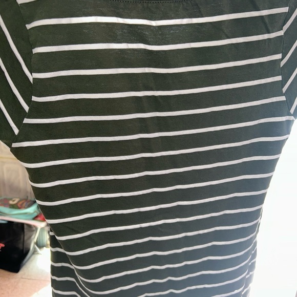 Splash Green and White Striped Top - Picture 4 of 4